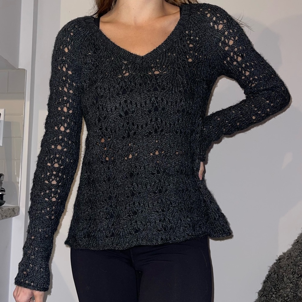 Grey Knit Sweater